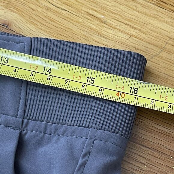 ATHLETA Midtown Ankle Pant Size 8 Silver Bells Gray Jogger Travel Workout Crop - Picture 7 of 10